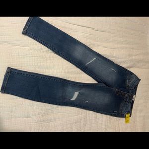 Girls Mid Rise Ankle Jeans